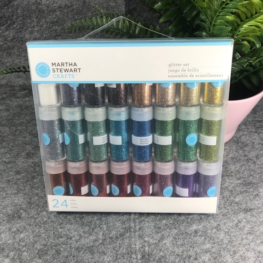 Martha Stewart Crafts Glitter Set of 24